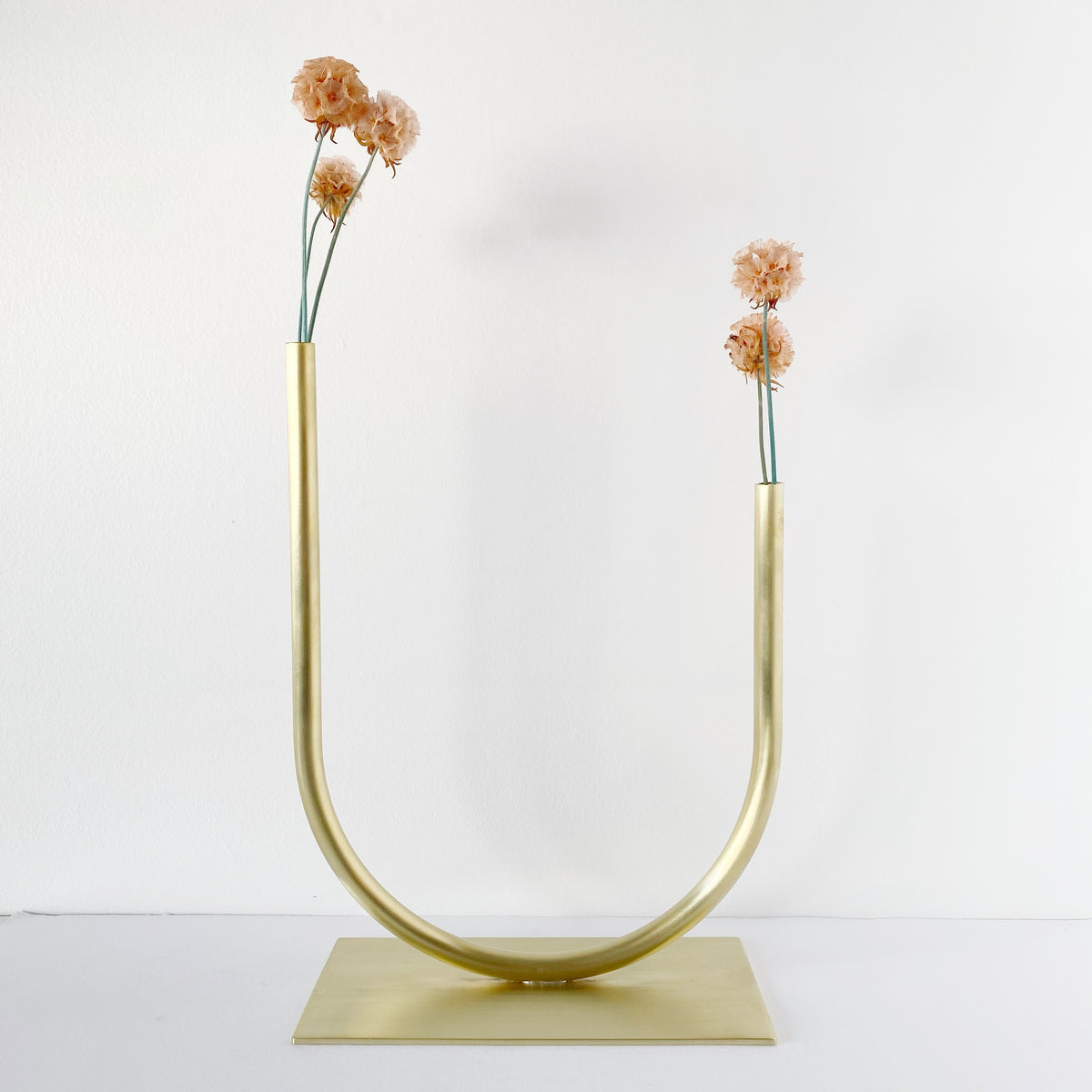 ACV Studio | "Uneven U" brass vase | AV00617