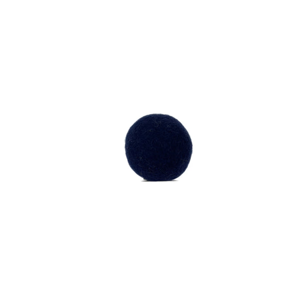 mondocherry - Muskhane | felt ball | marine blue