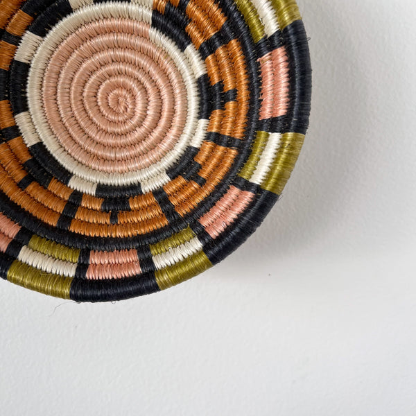 mondocherry - "Kisasa" African woven bowl | small | canyon clay #2 - close