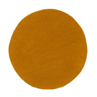 Muskhane | kali round rug | gold