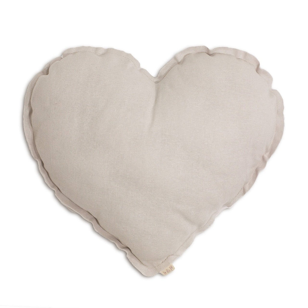 cushion - Numero74 | heart cushion thai cotton | small | powder pink - mondocherry
