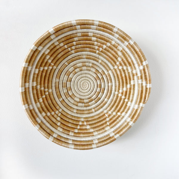 mondocherry - African woven bowl "Burst" | large | apricot #2