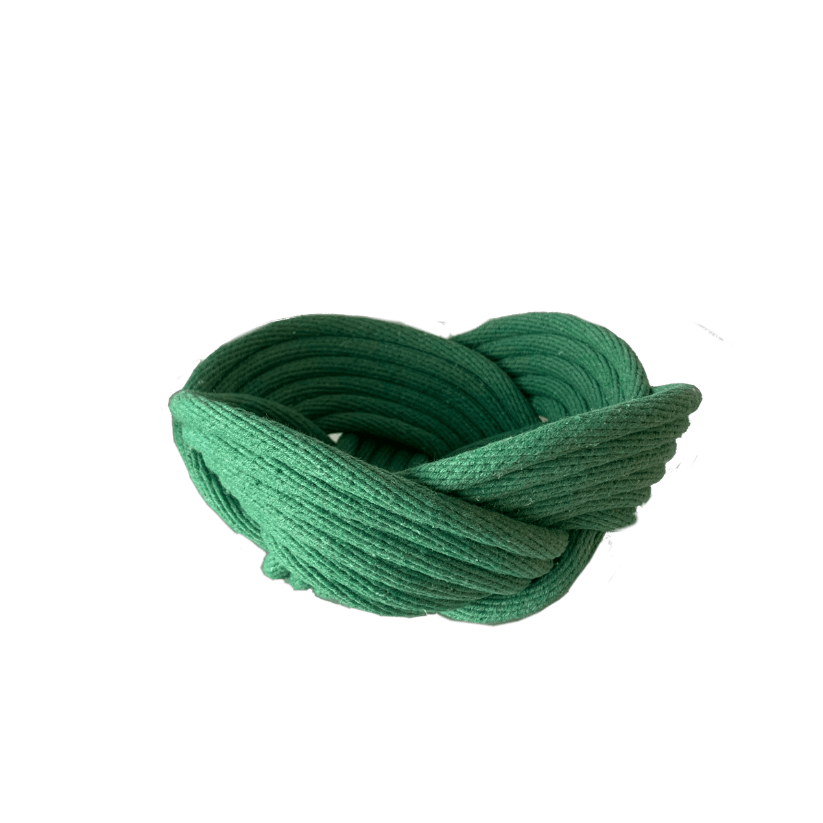 Crayon Chick | weave bowl | forest green