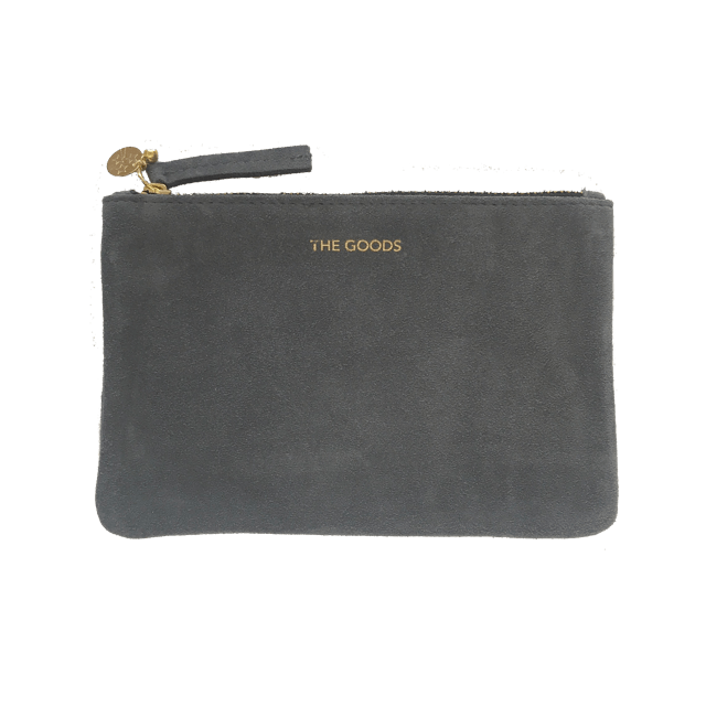 purse - The Goods | medium suede clutch | slade - mondocherry