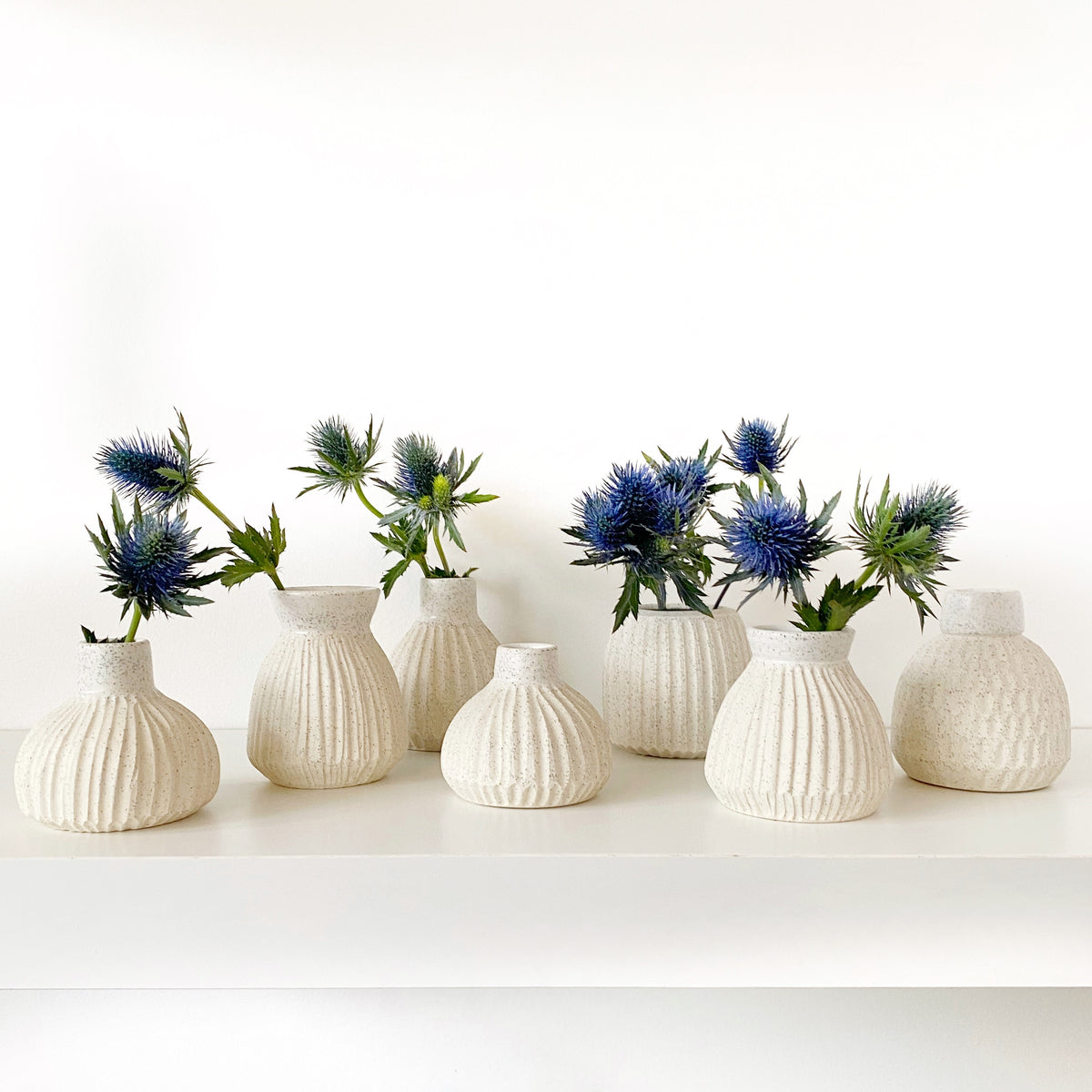 Clay Beehive | ceramic speckled vase 7