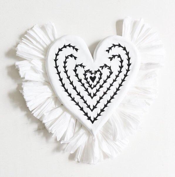 wall hanging - Flutter Heart - mondocherry