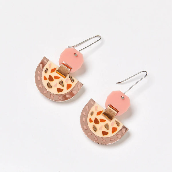 mondocherry - Martha Jean | tullia earrings | pink and shortcake