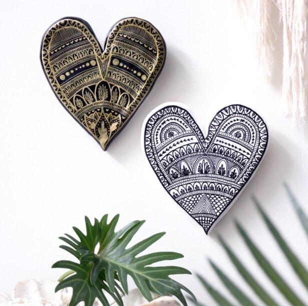 A Boy Named Aaron | Anjali Henna Heart wall decor hanging