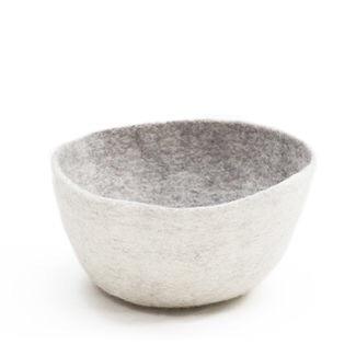 Muskhane Reversible Calabash bowl (natural/light stone)-mondocherry-mondocherry