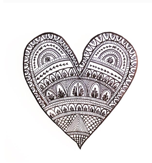 A Boy Named Aaron | Anjali Henna Heart wall decor