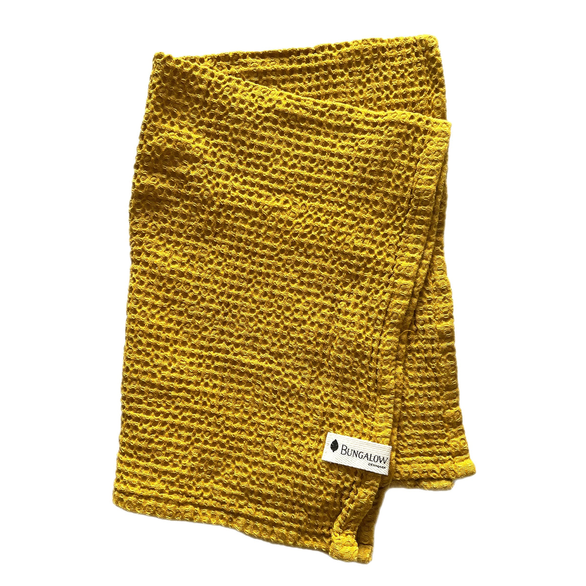 Bungalow | organic waffle handtowel | 50 x 70cm | ochre