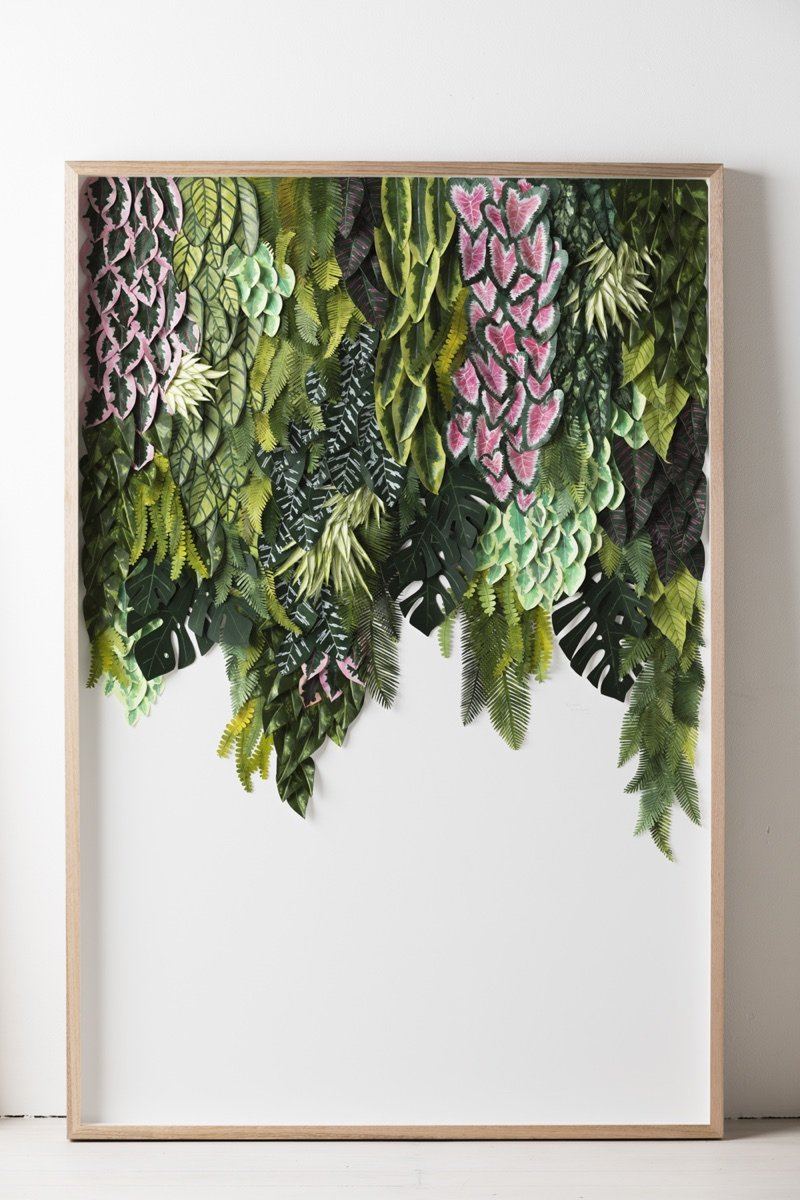 mondocherry botanical paper flower artwork