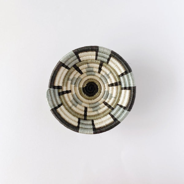 "Kisasa" African woven bowl | small | slate #1