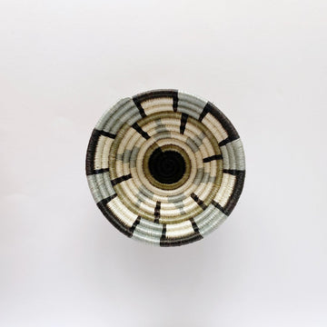 "Kisasa" African woven bowl | small | slate #2