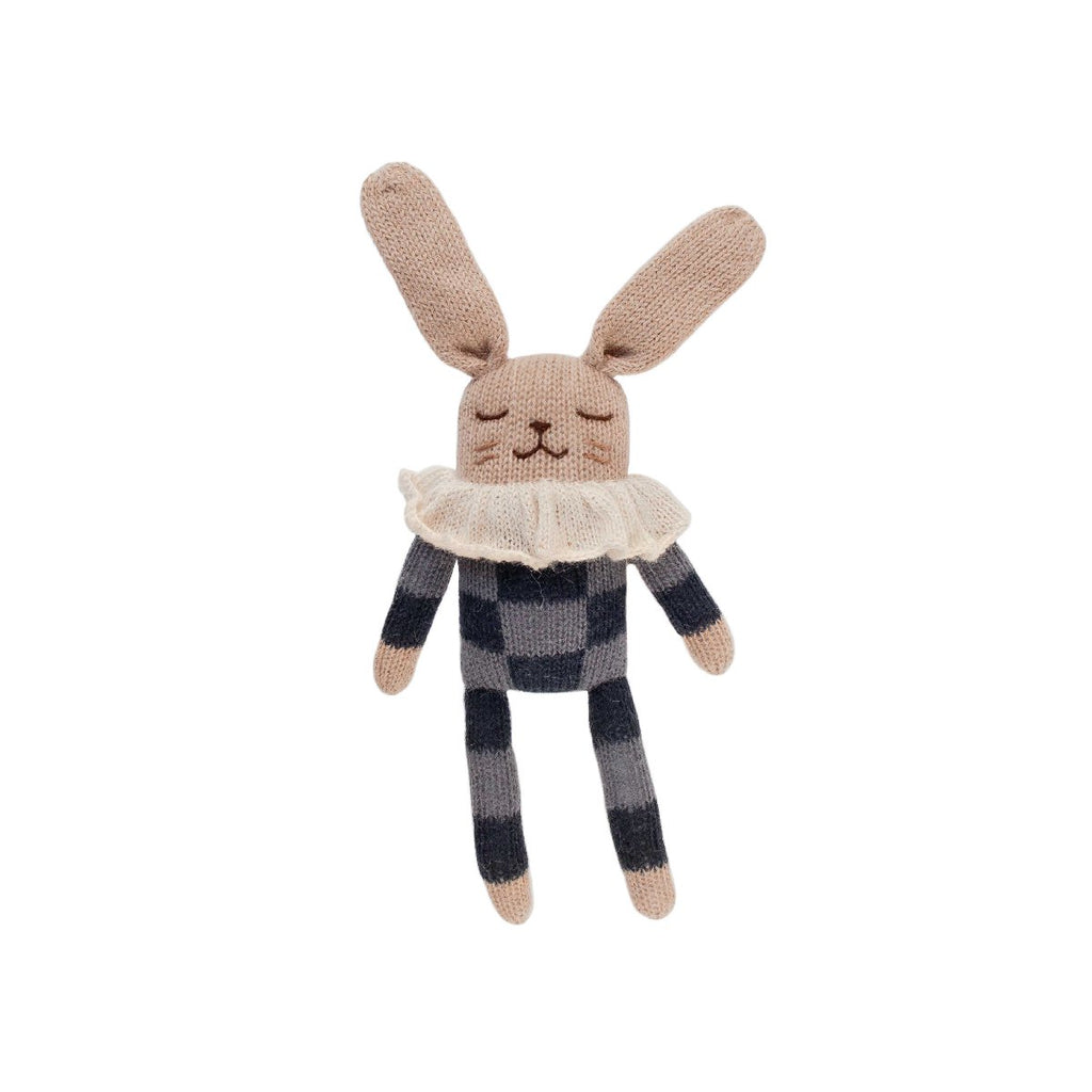main sauvage | bunny soft toy | navy check pyjamas