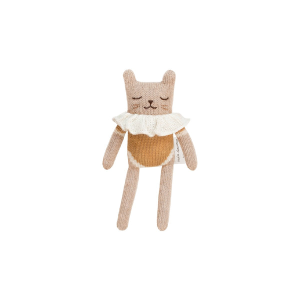 main sauvage | kitten soft toy | ochre bodysuit