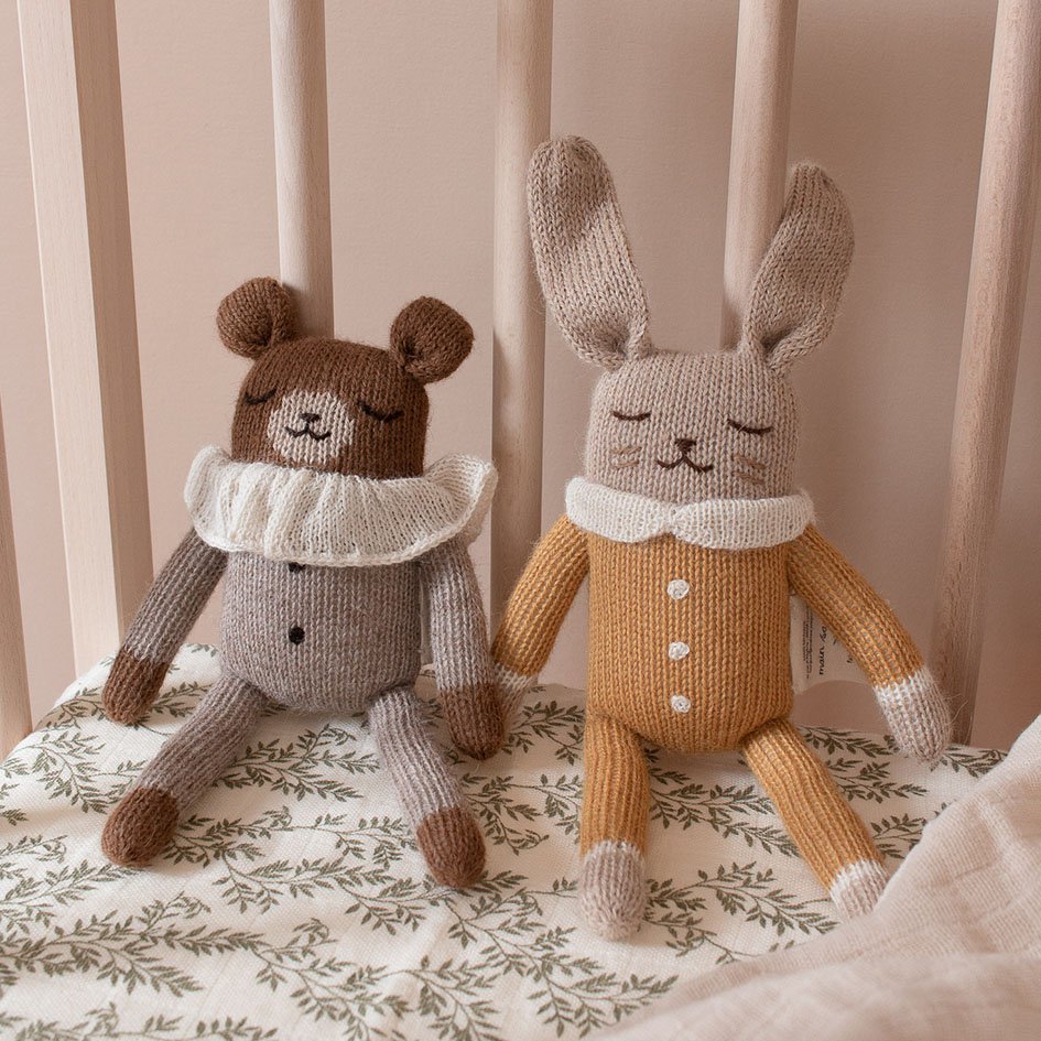 mondocherry - main sauvage | teddy soft toy | oat pyjamas - friend