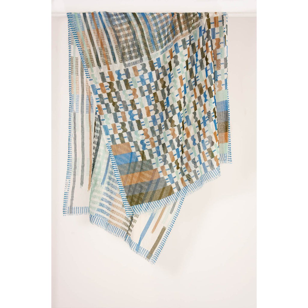 mondocherry - mapoesie | alhambra scarf | blue