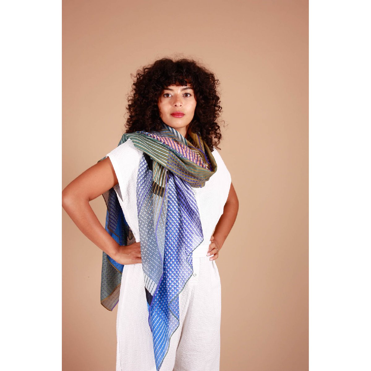 mondocherry - mapoesie | vibrant scarf | ochre - wear