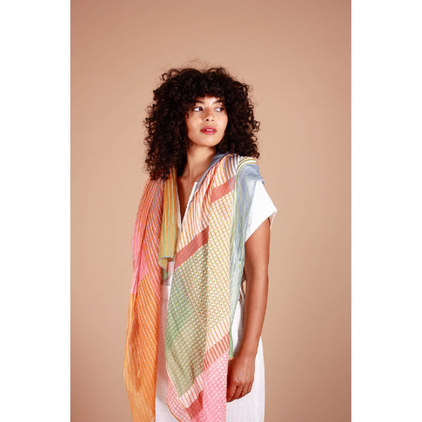 mondocherry - mapoesie | vibrant scarf | terracotta - wear