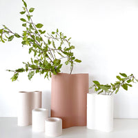 Marmoset Found | ribbed infinity ceramic vases styled