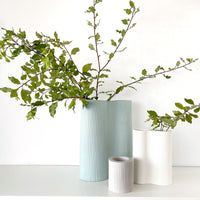 Marmoset Found | ribbed infinity ceramic vase styled