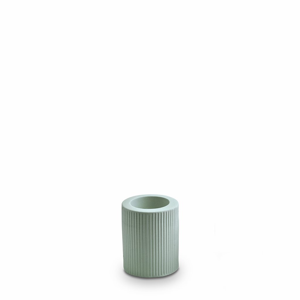 Marmoset Found | infinity ceramic candle holder | blue | medium