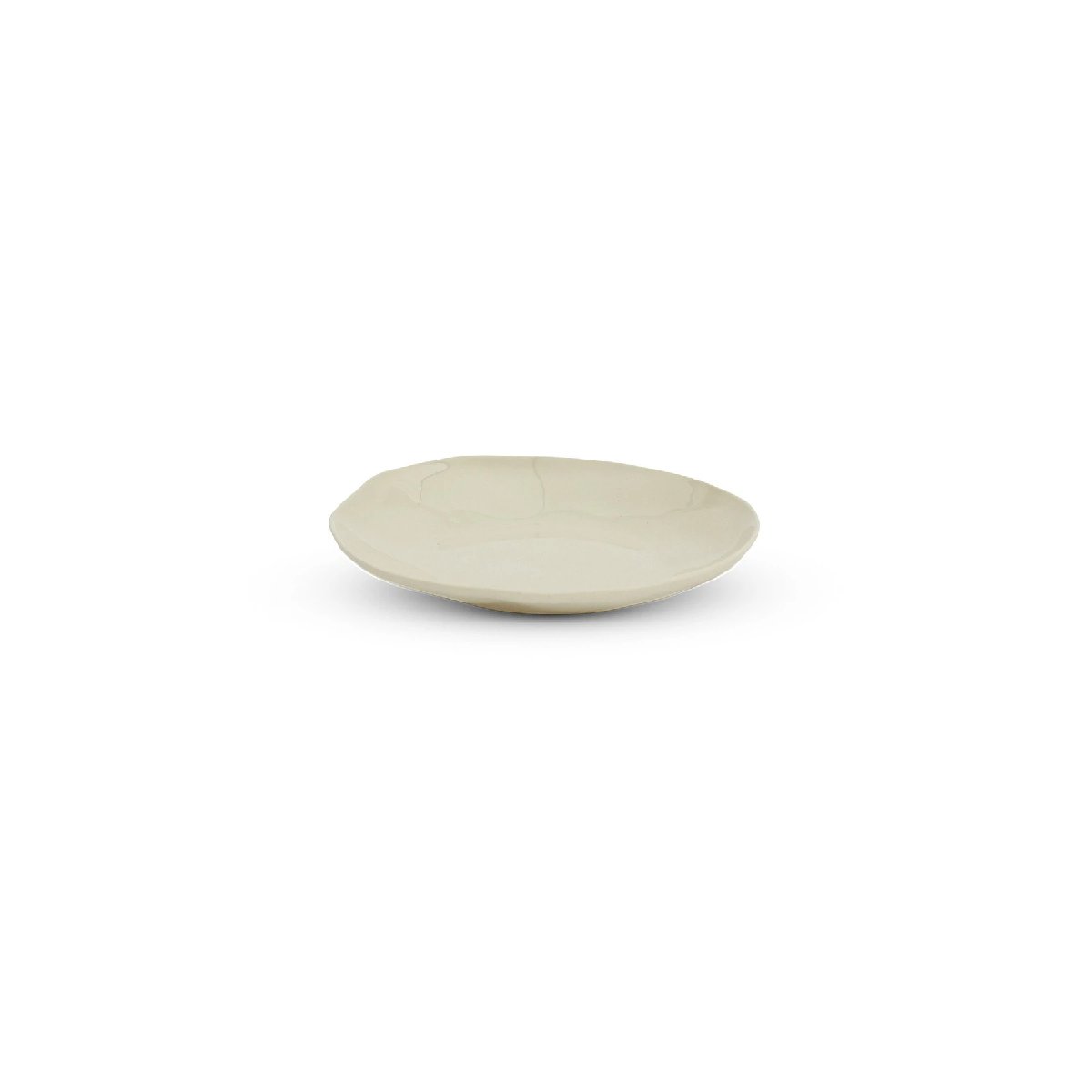 Marmoset Found | cloud round plate | chalk white | small