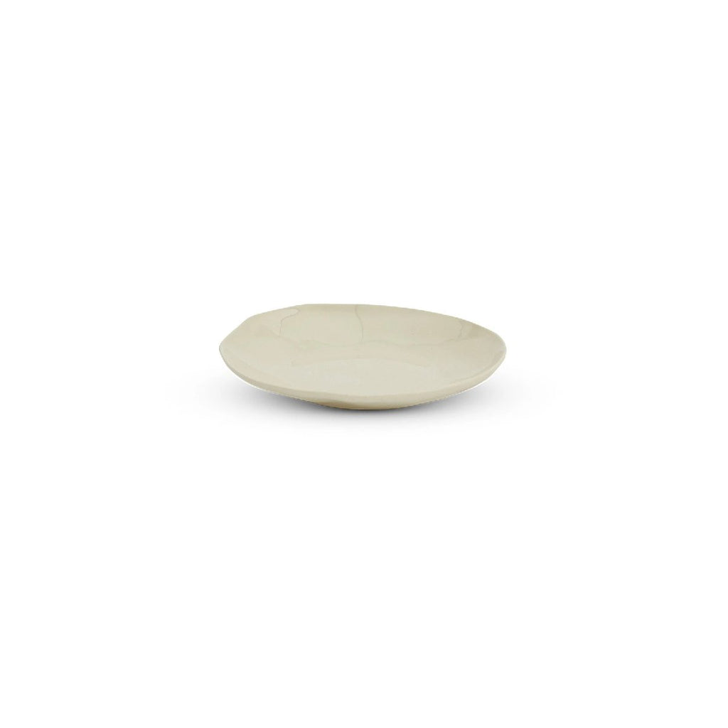 Marmoset Found | cloud round plate | chalk white | small