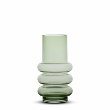 mondocherry - Marmoset Found | halo glass vase | green | large