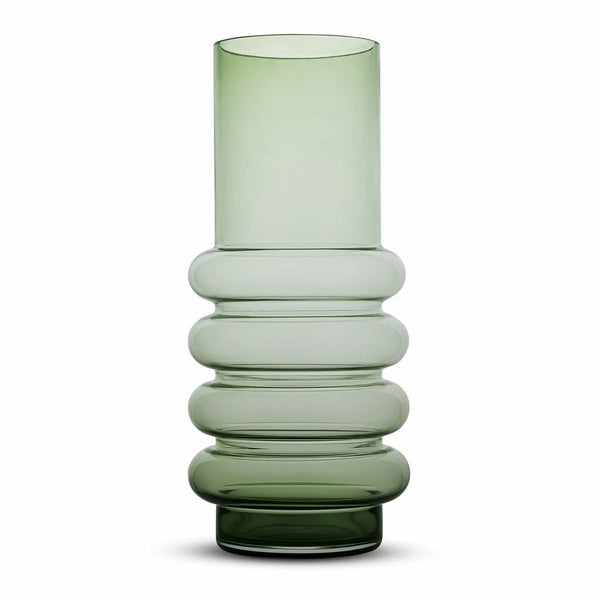 mondocherry - Marmoset Found | halo glass vase | green | XL