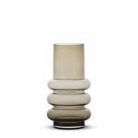 mondocherry - Marmoset Found | halo glass vase | smoke | large