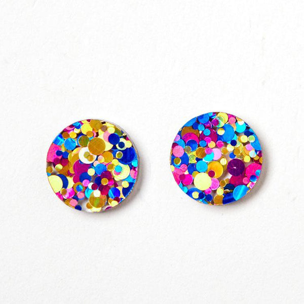 Martha Jean | circle stud earrings | cmyk