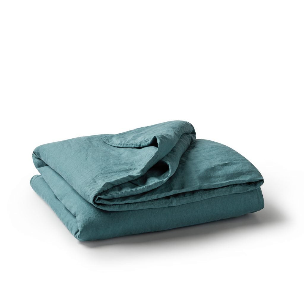 Minimrkt | king duvet cover | dusty blue