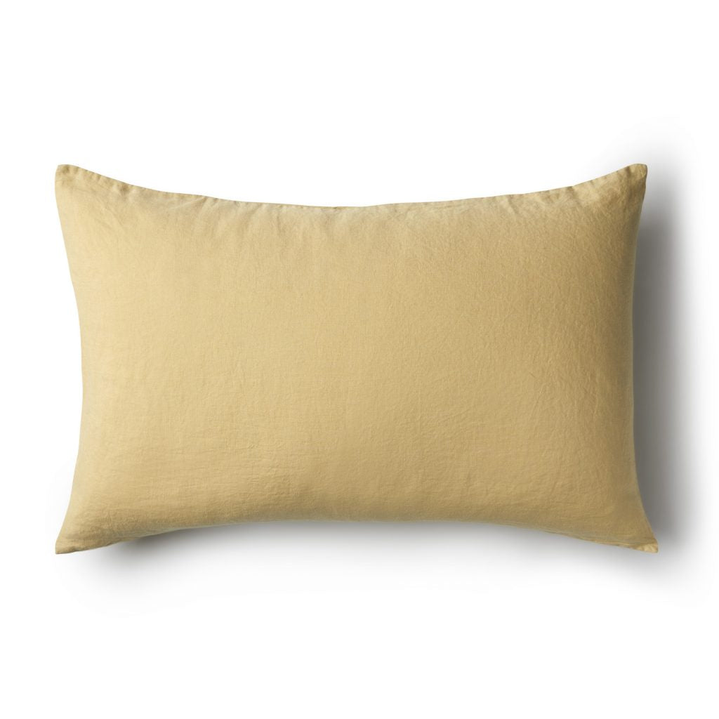 Minimrkt | linen pillowcase | butternut