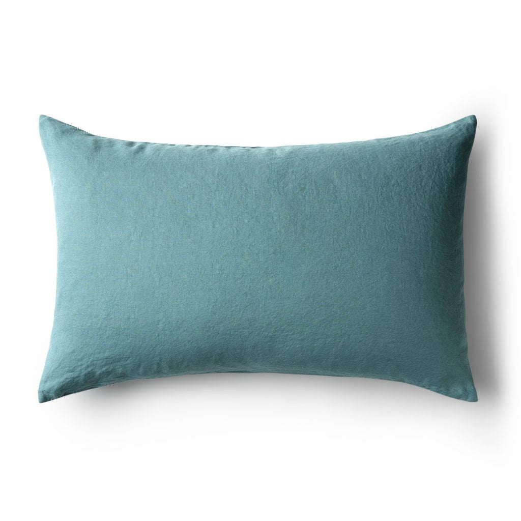 Minimrkt | linen pillowcase | dusty blue