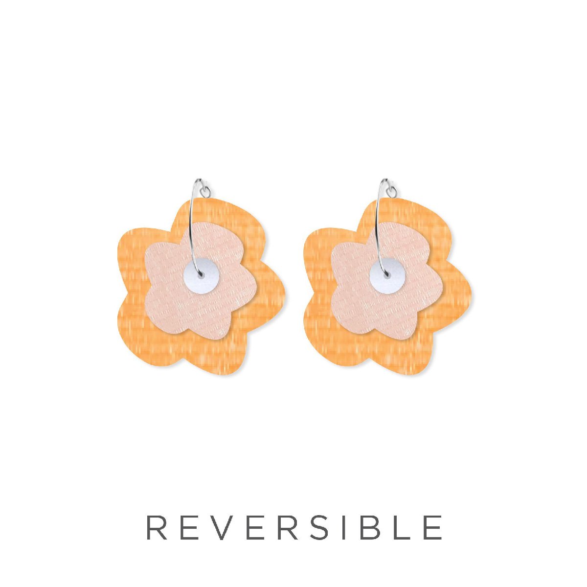 Moe Moe | big flower hoop earrings | juane - reverse3