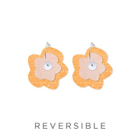 Moe Moe | big flower hoop earrings | juane - reverse3