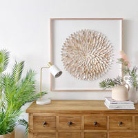 mondocherry - "wren" | paper feather framed wall art