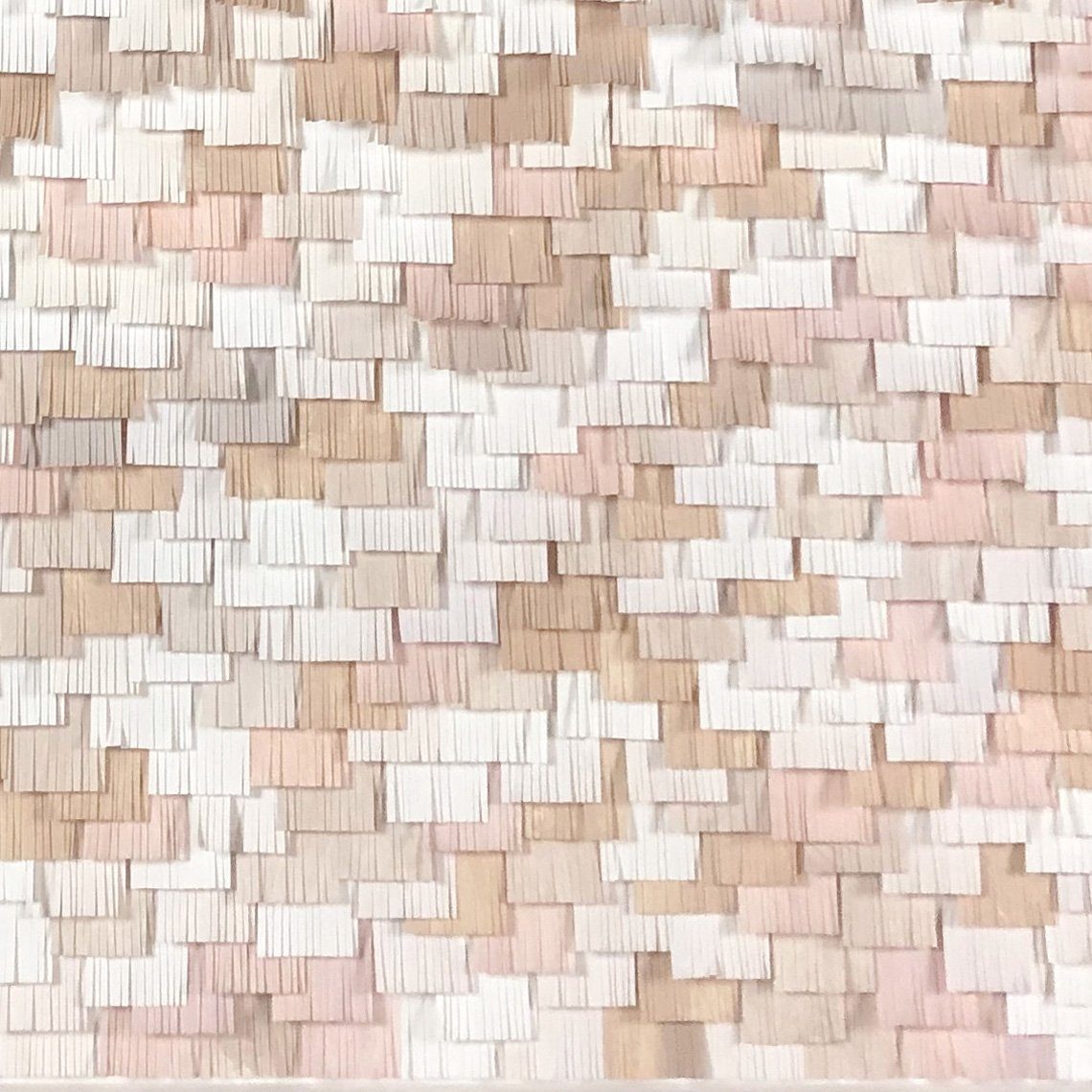 mondocherry "all about the texture" paper wall art closeup