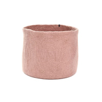 Muskhane | felt calabash | rose quartz | large