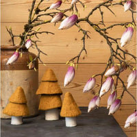 Muskhane | felt Christmas tree decoration | gold - table