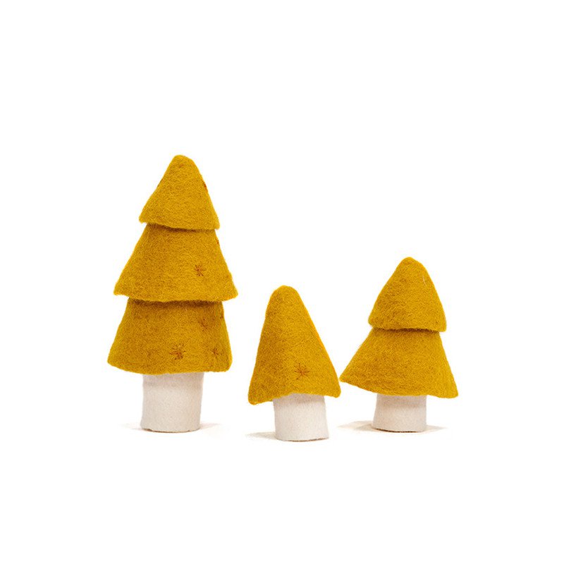 Muskhane | felt Christmas tree decoration | pollen