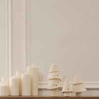 Muskhane | felt Christmas tree decoration | white - shelf