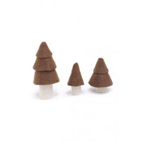 Muskhane | felt Christmas tree decoration | chestnut