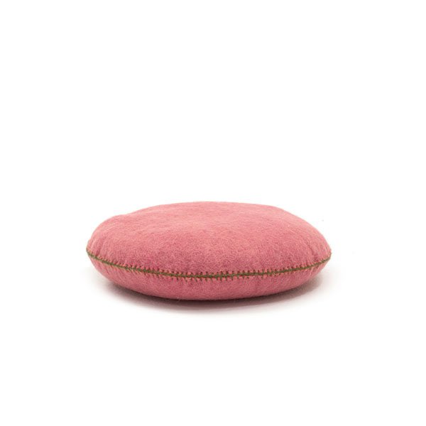 Muskhane smartie cushion - indian pink - mondocherry