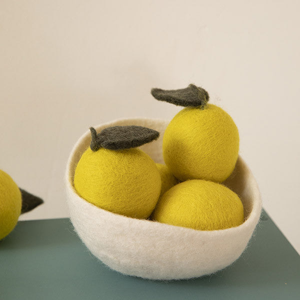 Muskhane | felt lemon - bowl