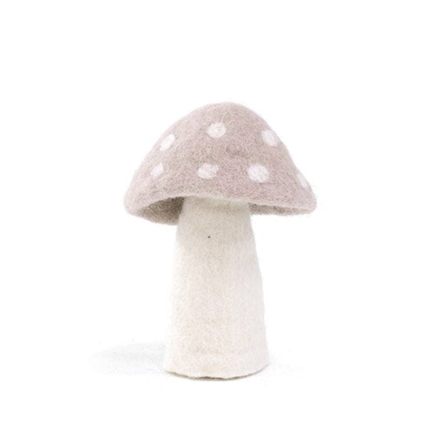 Muskhane | felt dotty mushroom | XL | sand