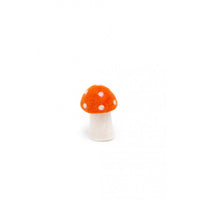 Muskhane | felt dotty mushroom | small | pure orange