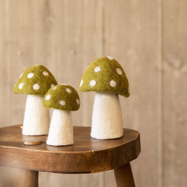 Muskhane | felt dotty mushrooms